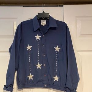 COTTLY sz large stars and stripe top